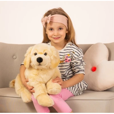 TEDDY HERMANN Maskotka Golden Retriever leżący 60 cm | Pan Piksel