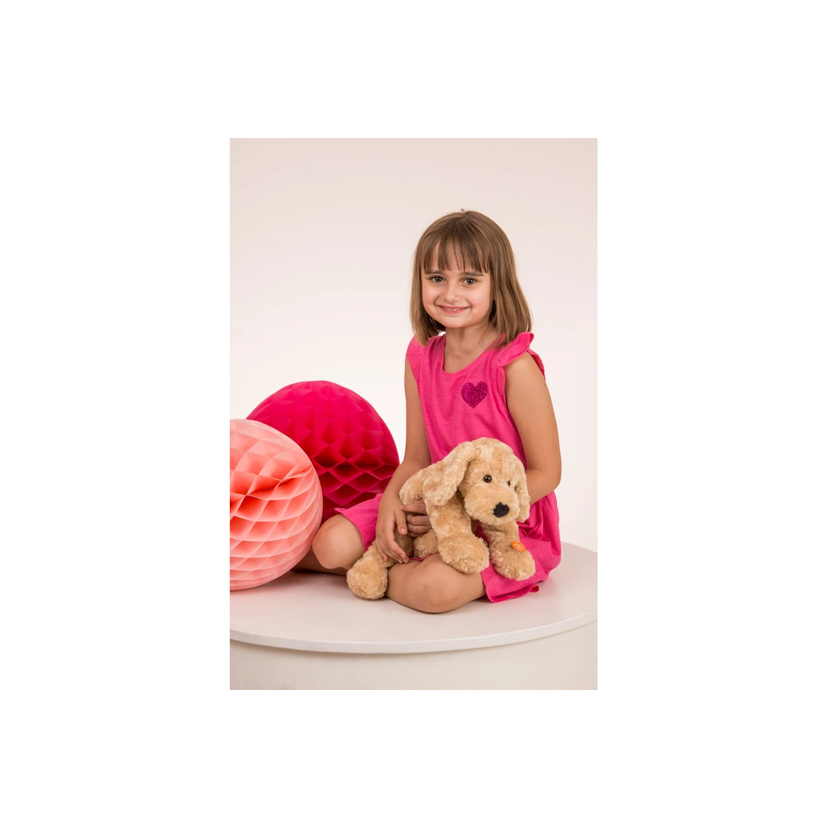 Maskotka piesek 40 cm Teddy Hermann | Pan Piksel