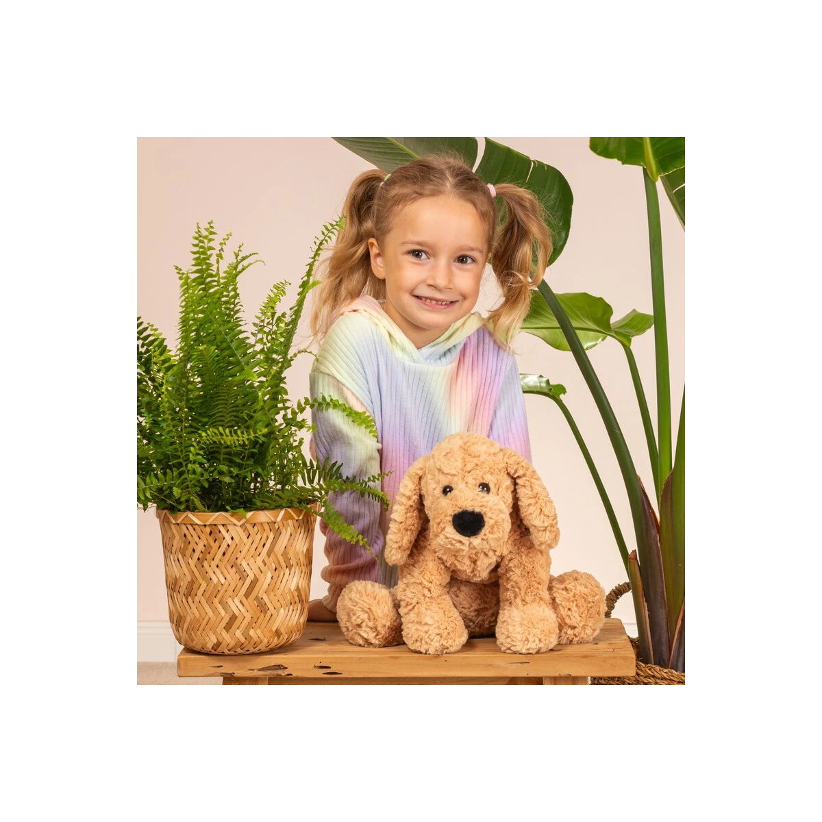 Maskotka piesek 40 cm Teddy Hermann | Pan Piksel
