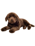 TEDDY HERMANN Maskotka Labrador Czekoladowy leżący 50 cm | Pan Piksel
