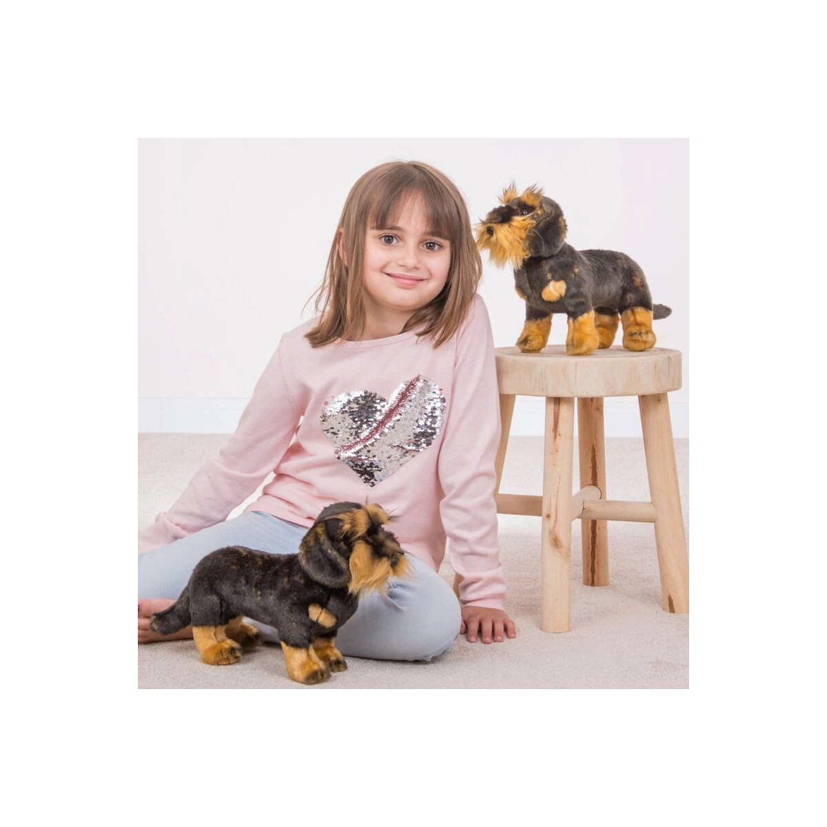 Maskotka jamnik 28 cm Hermann Teddy | Pan Piksel