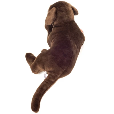 TEDDY HERMANN Maskotka Labrador Czekoladowy leżący 50 cm | Pan Piksel