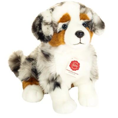 TEDDY HERMANN Maskotka Owczarek Australijski siedzący 30 cm | Pan Piksel