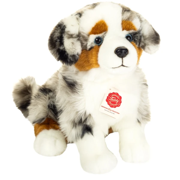 TEDDY HERMANN Maskotka Owczarek Australijski siedzący 30 cm | Pan Piksel