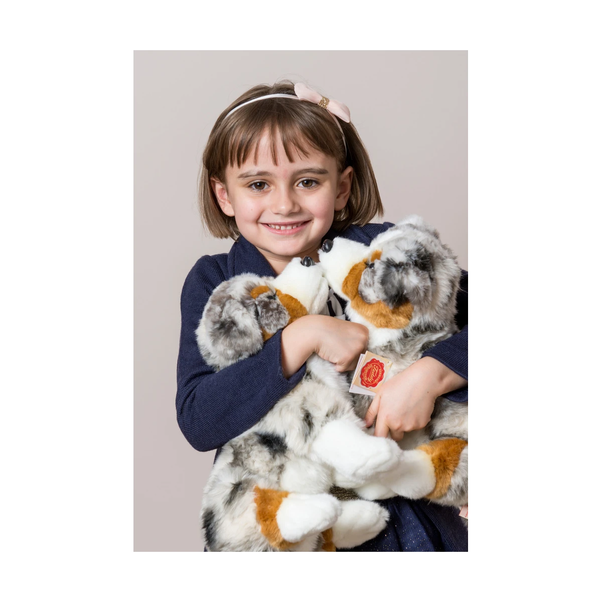 TEDDY HERMANN Maskotka Owczarek Australijski siedzący 30 cm | Pan Piksel