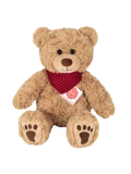 TEDDY HERMANN Maskotka miś pluszowy 30 cm z apaszką Curtis | Pan Piksel