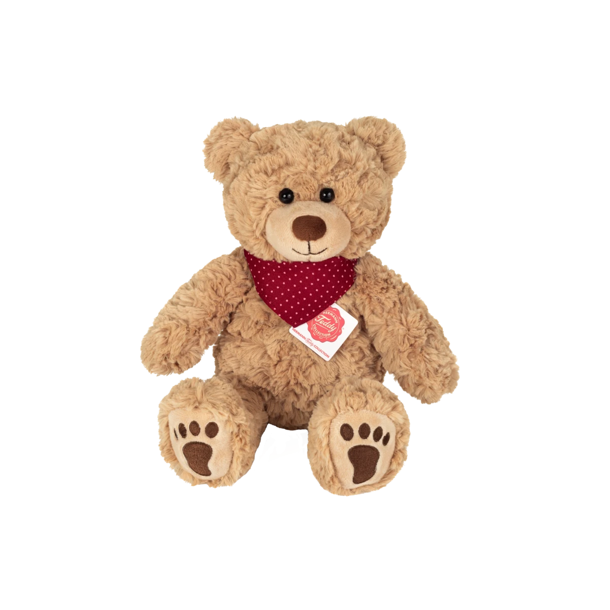 TEDDY HERMANN Maskotka miś pluszowy 30 cm z apaszką Curtis | Pan Piksel