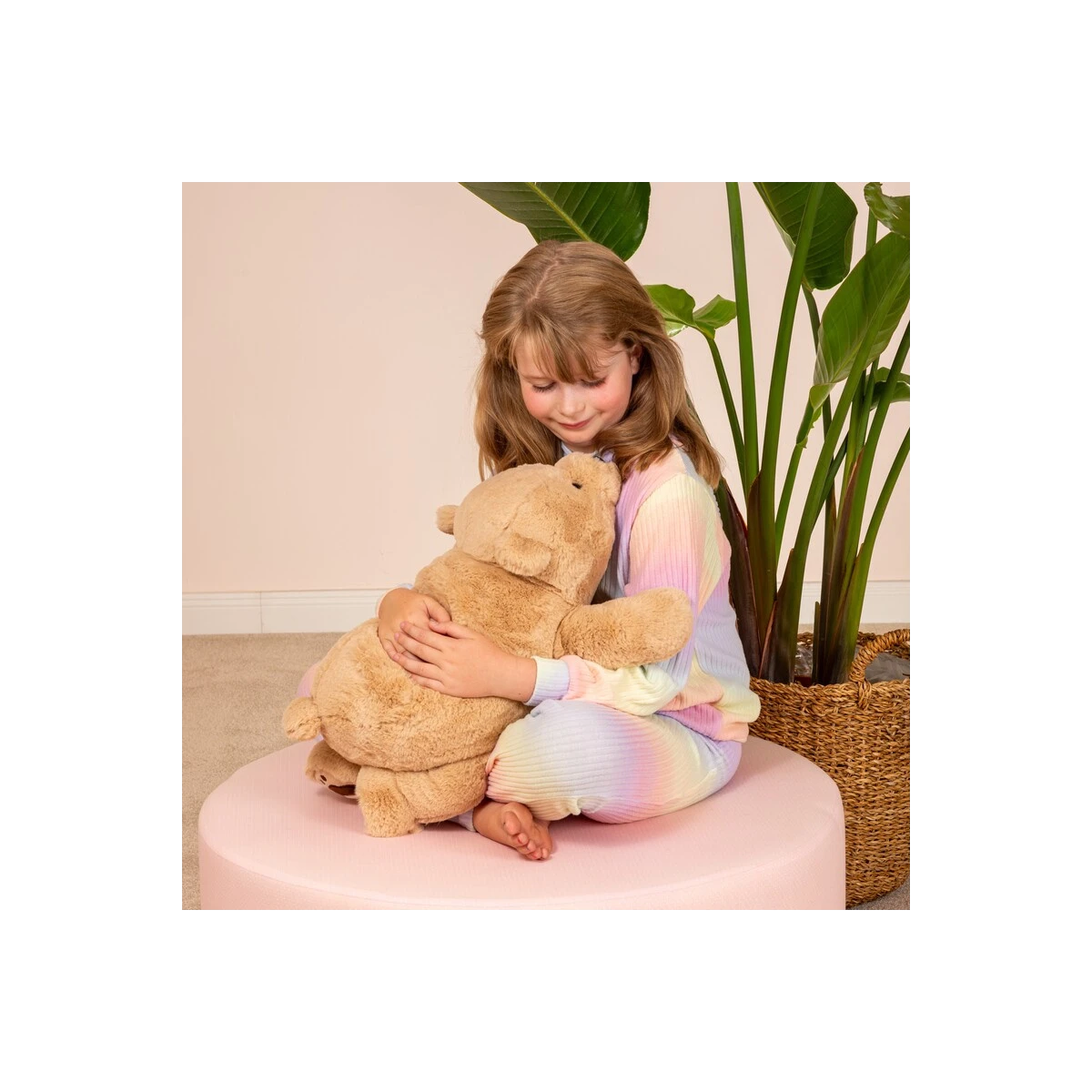 TEDDY HERMANN Maskotka miś pluszowy 55 cm Niedźwiedź leżący | Pan Piksel