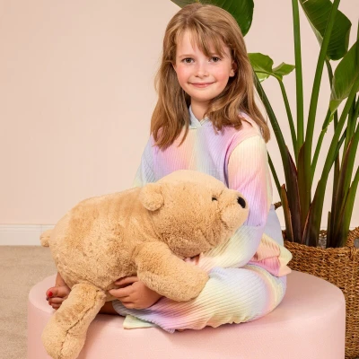 TEDDY HERMANN Maskotka miś pluszowy 55 cm Niedźwiedź leżący | Pan Piksel