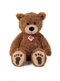 TEDDY HERMANN Maskotka miś pluszowy Brown 55 cm z haftowanymi łapkami | Pan Piksel
