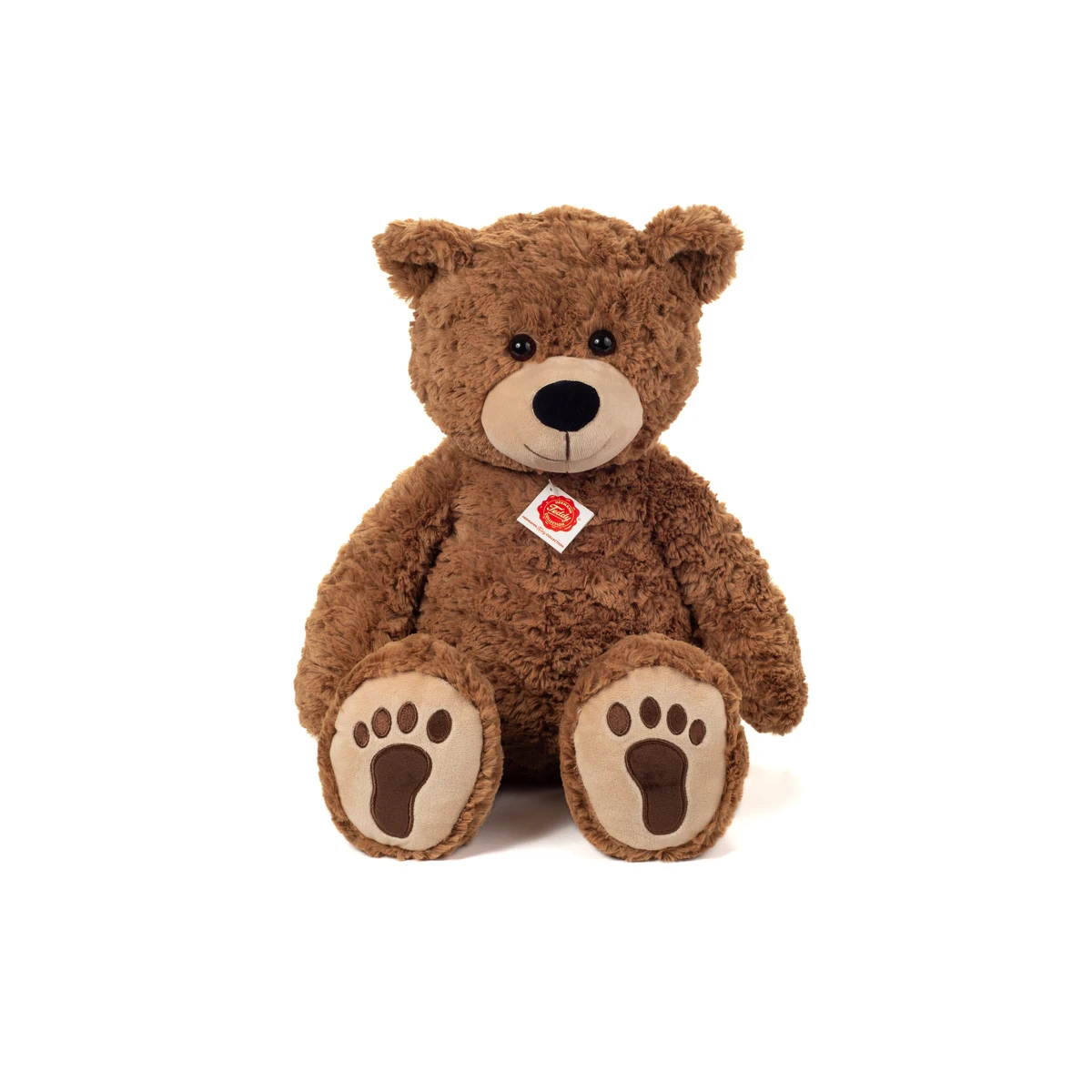 TEDDY HERMANN Maskotka miś pluszowy Brown 55 cm z haftowanymi łapkami | Pan Piksel