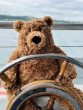 TEDDY HERMANN Maskotka miś pluszowy 50 cm Niedźwiedź brunatny Casimir | Pan Piksel