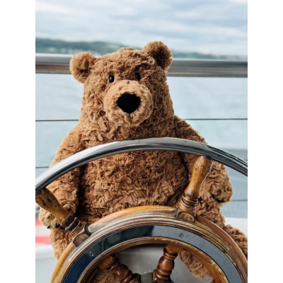 TEDDY HERMANN Maskotka miś pluszowy 50 cm Niedźwiedź brunatny Casimir | Pan Piksel
