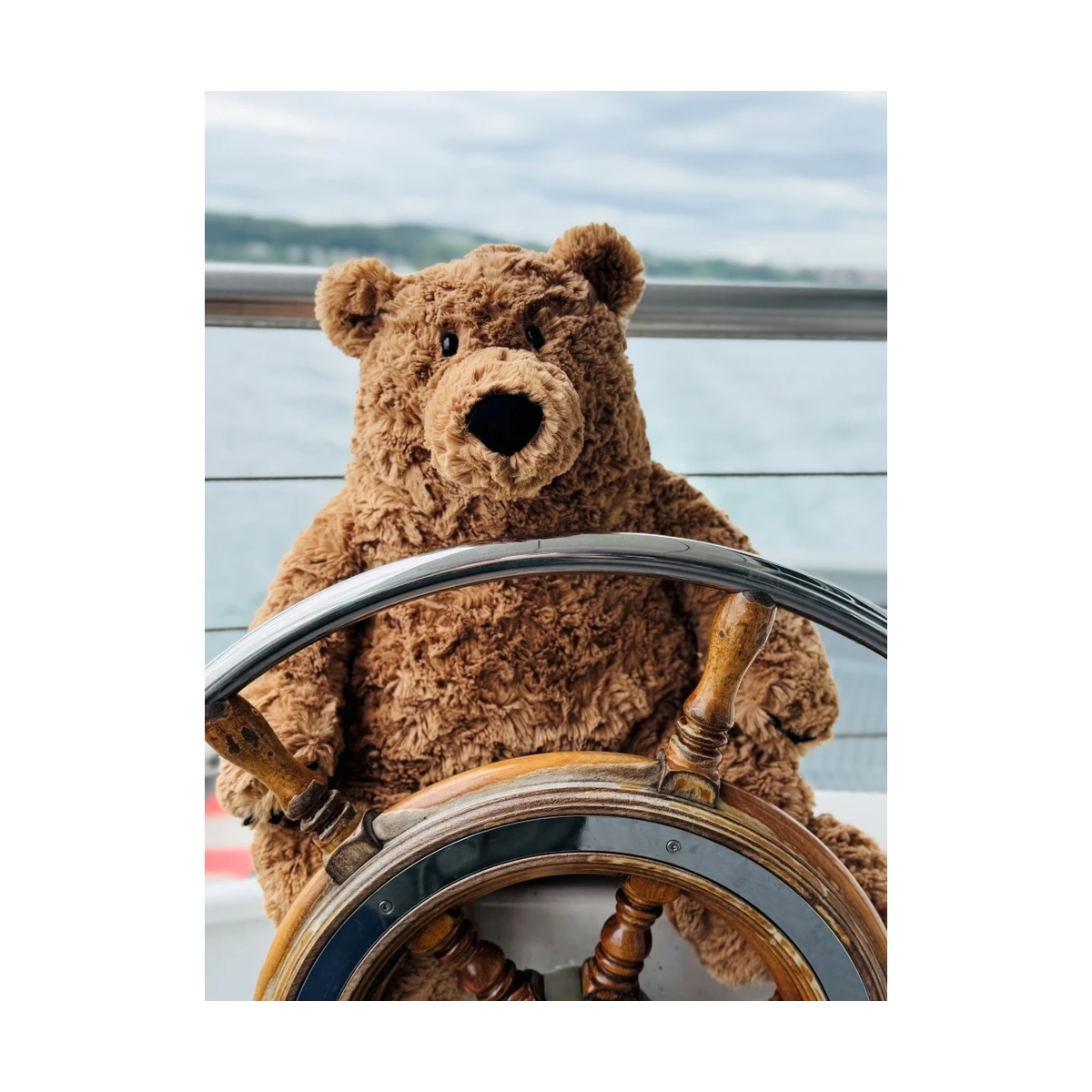 TEDDY HERMANN Maskotka miś pluszowy 50 cm Niedźwiedź brunatny Casimir | Pan Piksel