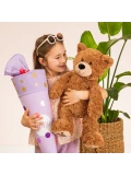 TEDDY HERMANN Maskotka miś pluszowy Brown 55 cm z haftowanymi łapkami | Pan Piksel