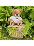 TEDDY HERMANN Maskotka miś pluszowy 30 cm w swetrze Percy | Pan Piksel