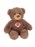 TEDDY HERMANN Maskotka miś pluszowy 30 cm czekoladowo brązowy dla dzieci | Pan Piksel