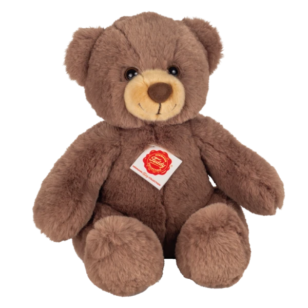 TEDDY HERMANN Maskotka miś pluszowy 30 cm czekoladowo brązowy dla dzieci | Pan Piksel