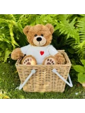 TEDDY HERMANN Maskotka miś pluszowy 30 cm w swetrze Percy | Pan Piksel
