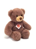 TEDDY HERMANN Maskotka miś pluszowy 30 cm czekoladowo brązowy dla dzieci | Pan Piksel