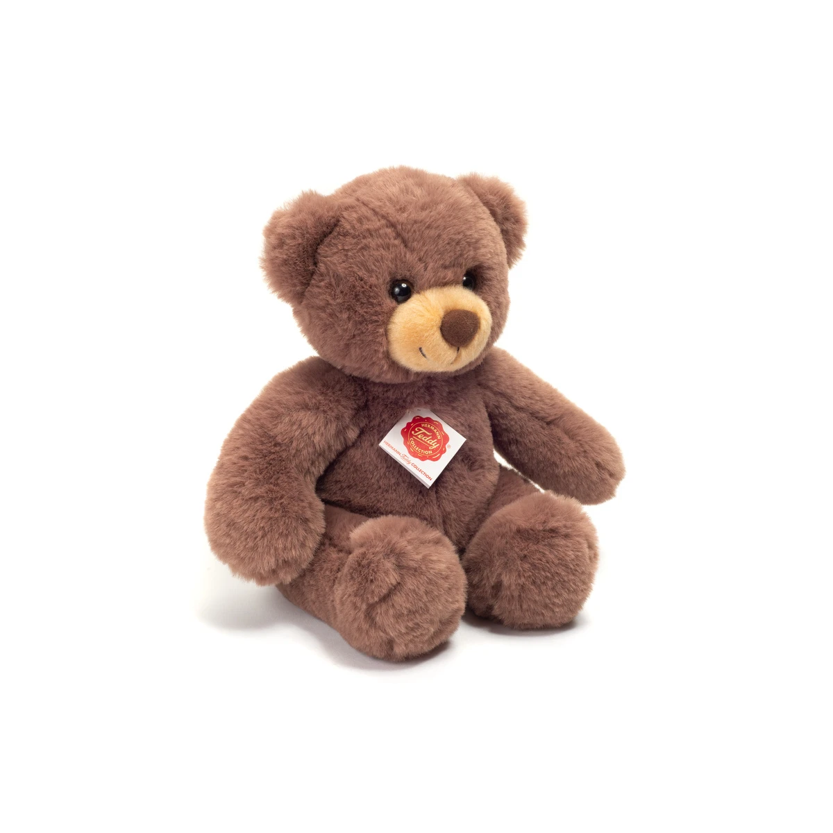 TEDDY HERMANN Maskotka miś pluszowy 30 cm czekoladowo brązowy dla dzieci | Pan Piksel