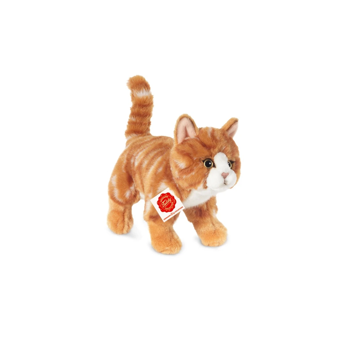 Kot rudy pręgowany 28 cm Teddy Hermann | Pan Piksel