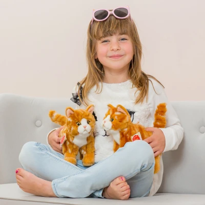 Kot rudy pręgowany 28 cm Teddy Hermann | Pan Piksel