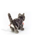 TEDDY HERMANN Kot Szary Pręgowany stojący 20 cm maskotka dla dzieci | Pan Piksel