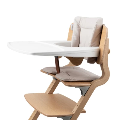 LEANDER 2-częściowa poduszka do krzesełka do karmienia CLASSIC™ i LOUIE™ cappuccino | Pan Piksel