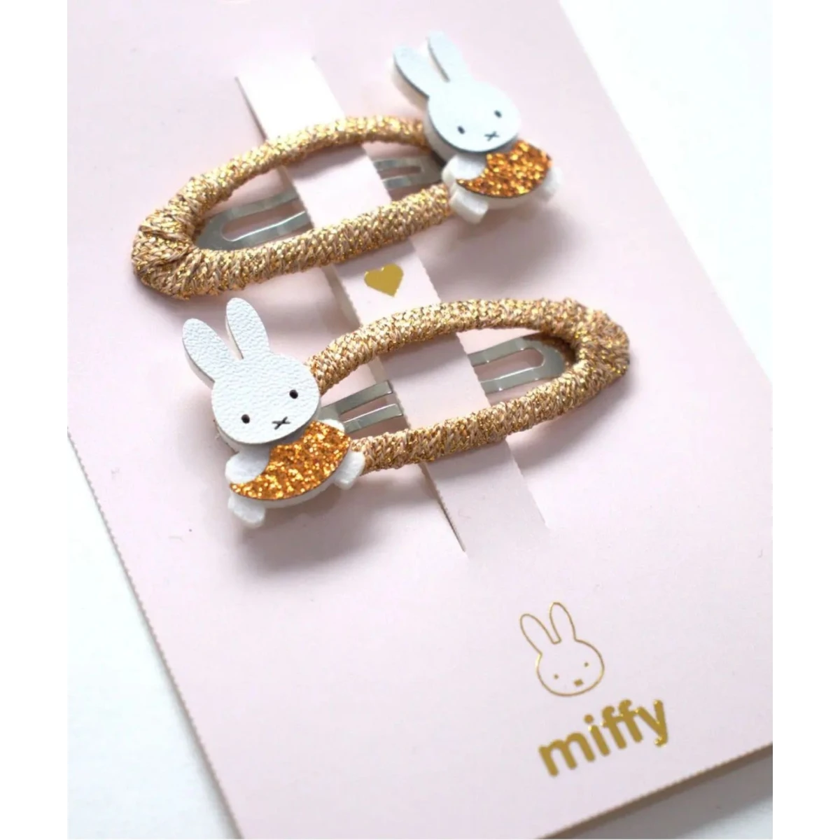 YUKO B. Spinki do włosów MIFFY – brązowe 2 szt. | Pan Piksel