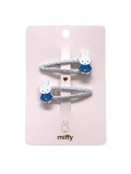 YUKO B. Spinki do włosów MIFFY niebieskie 2 szt. | Pan Piksel