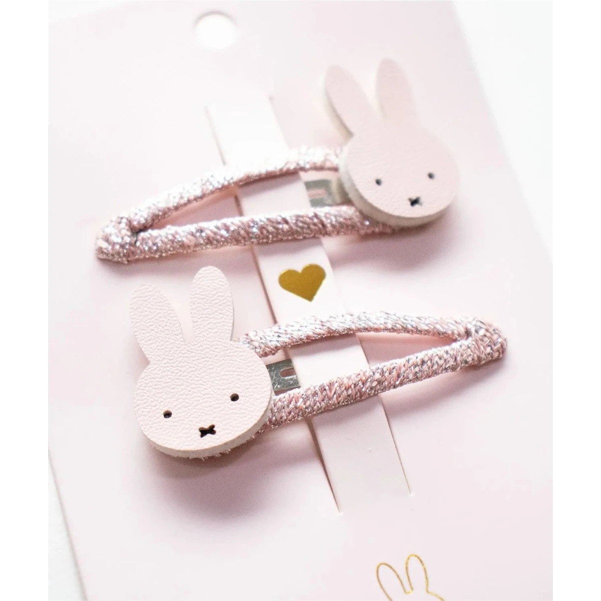 YUKO B. Spinki do włosów MIFFY różowe 2 szt. | Pan Piksel
