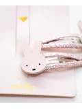 YUKO B. Spinki do włosów MIFFY różowe 2 szt. | Pan Piksel