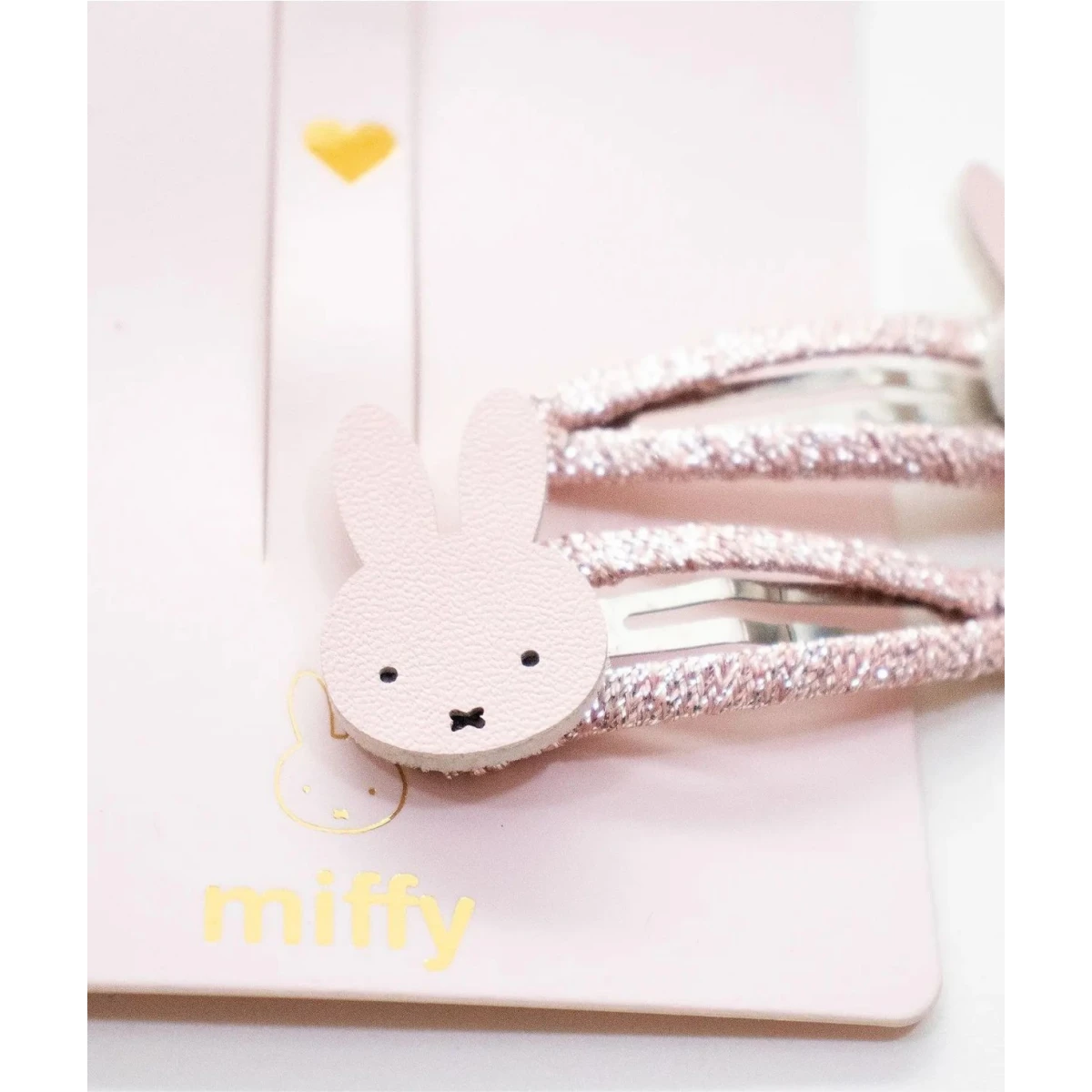 YUKO B. Spinki do włosów MIFFY różowe 2 szt. | Pan Piksel