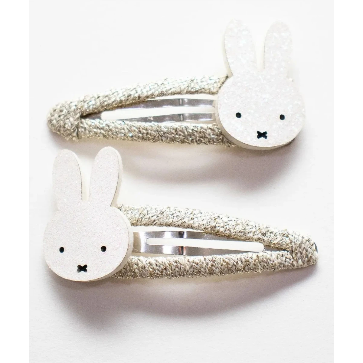YUKO B. Spinki do włosów MIFFY białe 2 szt. | Pan Piksel