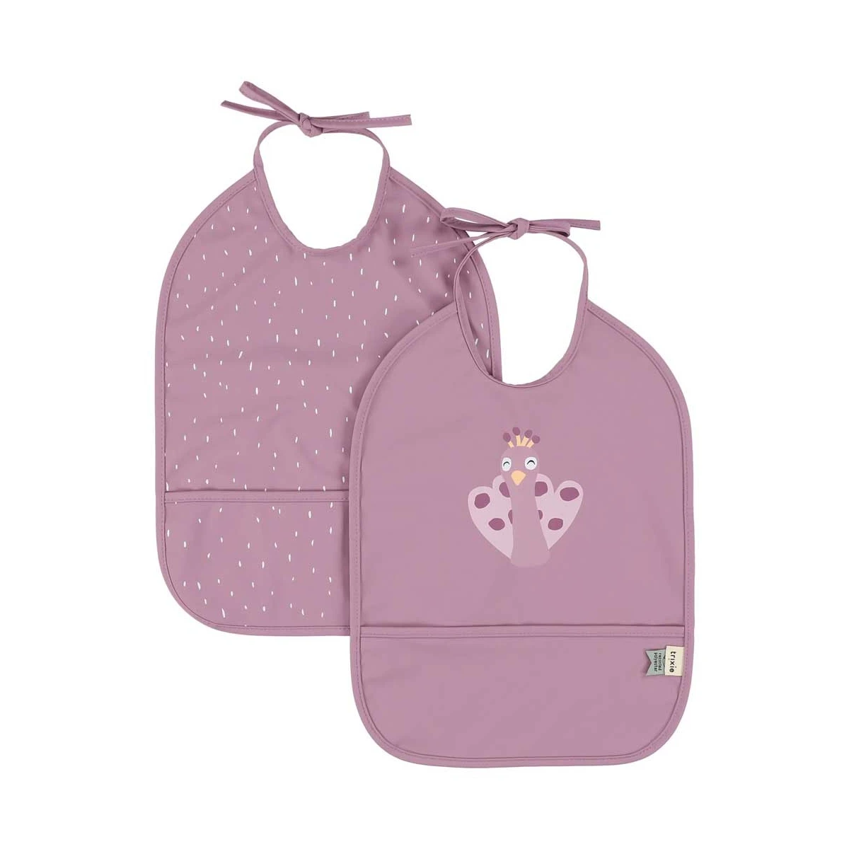 TRIXIE Wodoodporny Śliniak 2 szt. Paw Baby | Pan Piksel