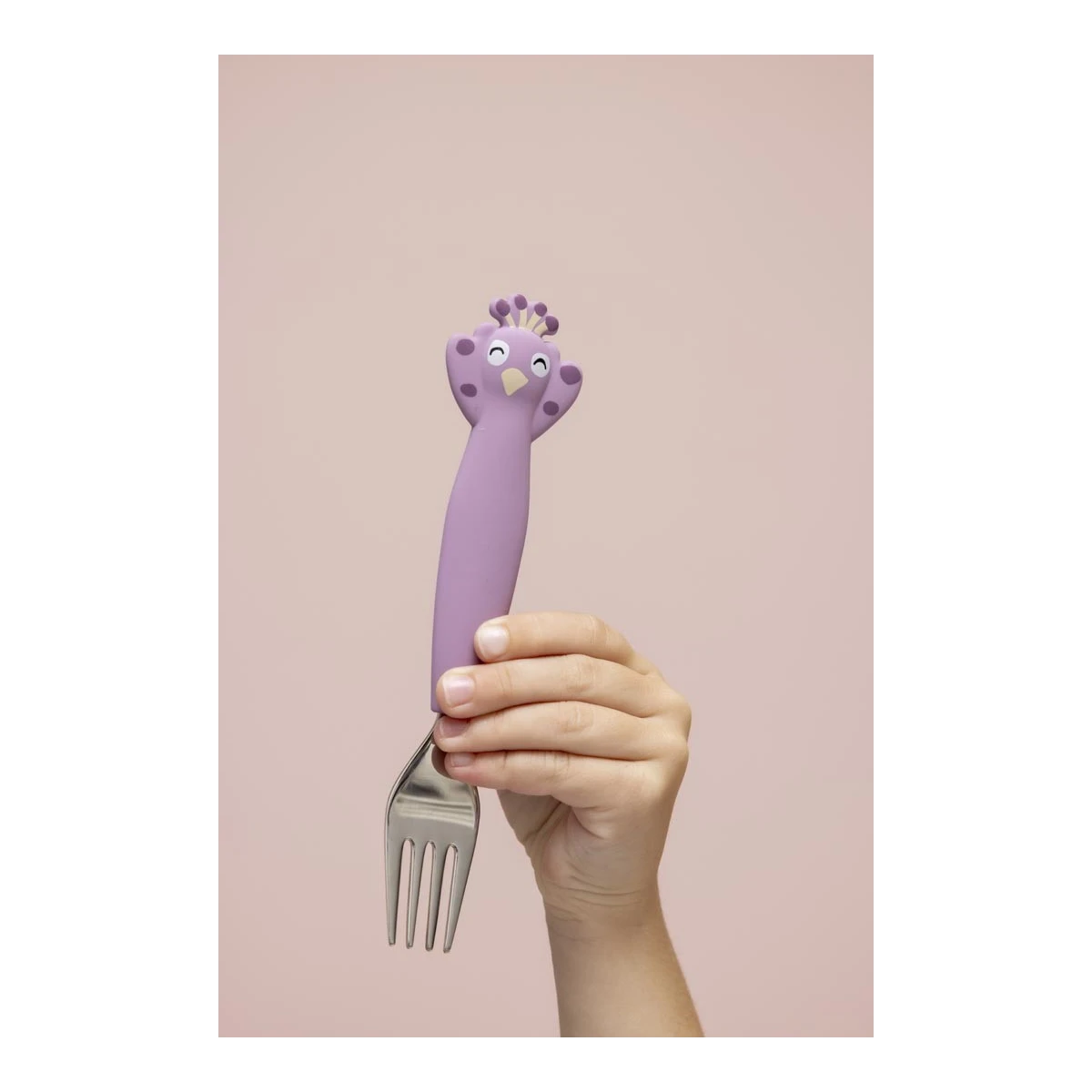 TRIXIE Silikonowy Zestaw Sztućców 3 szt. Paw Baby | Pan Piksel