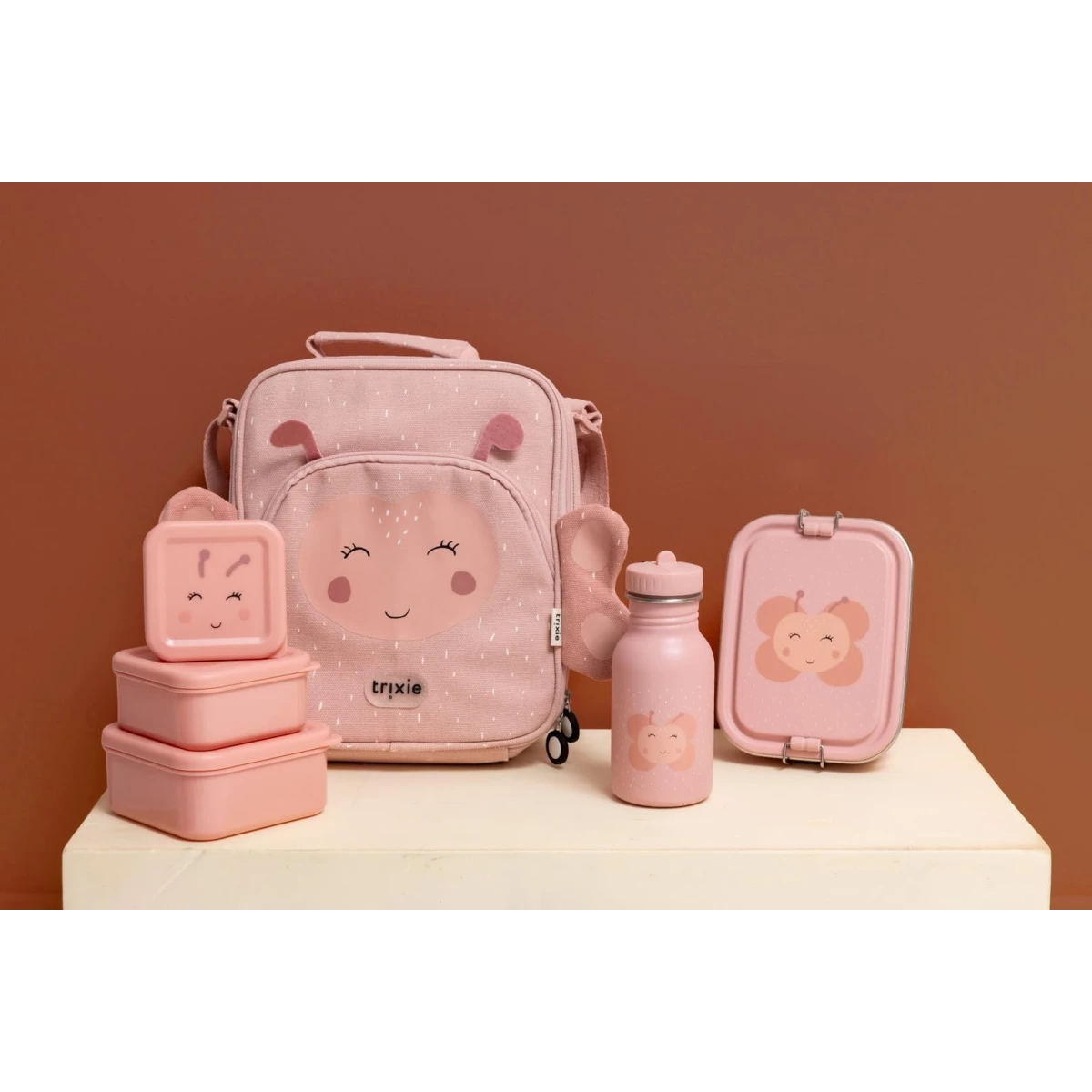 TRIXIE Mały stalowy lunch box Motyl Baby | Pan Piksel