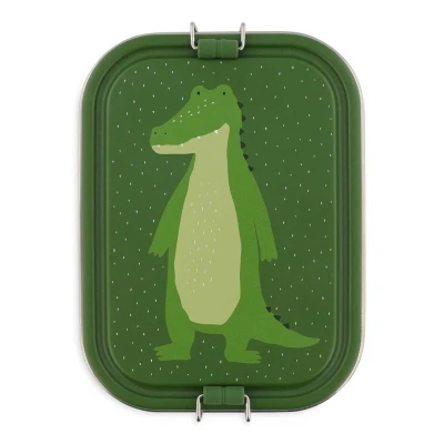 TRIXIE Duży stalowy lunch box Aligator Baby | Pan Piksel