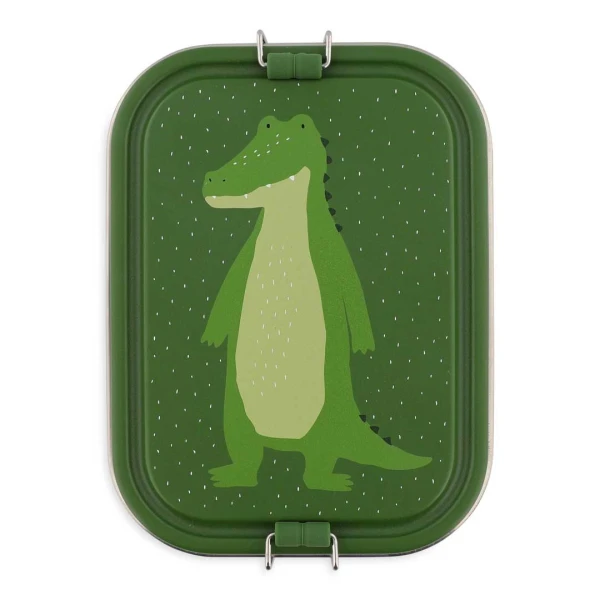 TRIXIE Duży stalowy lunch box Aligator Baby | Pan Piksel