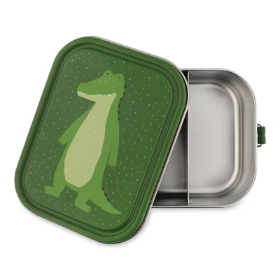 TRIXIE Duży stalowy lunch box Aligator Baby | Pan Piksel