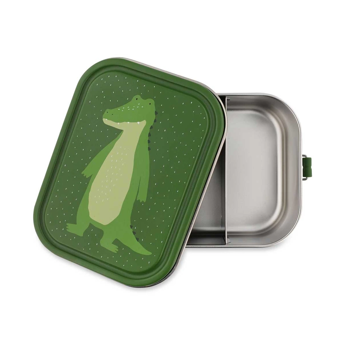 TRIXIE Duży stalowy lunch box Aligator Baby | Pan Piksel