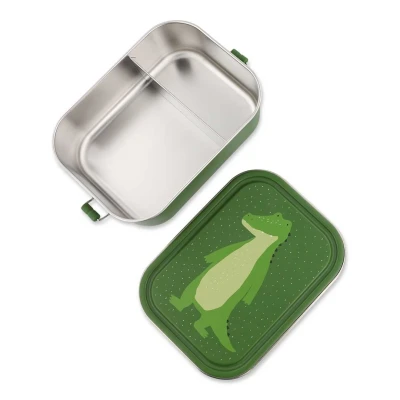 TRIXIE Duży stalowy lunch box Aligator Baby | Pan Piksel