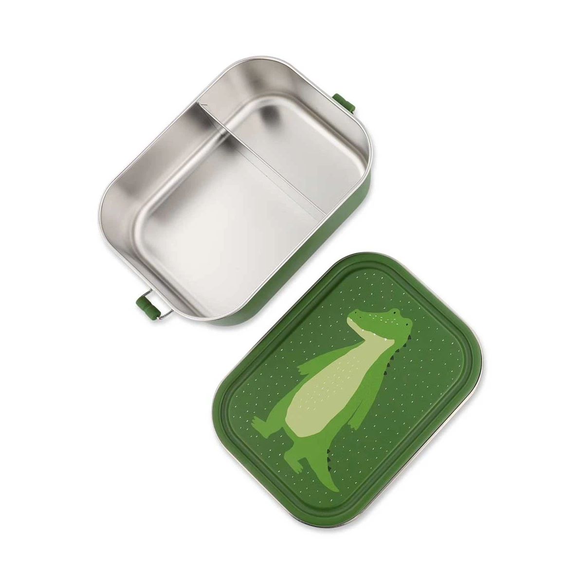TRIXIE Duży stalowy lunch box Aligator Baby | Pan Piksel