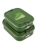 TRIXIE Duży stalowy lunch box Aligator Baby | Pan Piksel