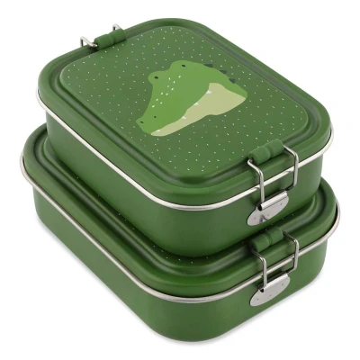 TRIXIE Duży stalowy lunch box Aligator Baby | Pan Piksel