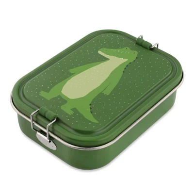 TRIXIE Duży stalowy lunch box Aligator Baby | Pan Piksel