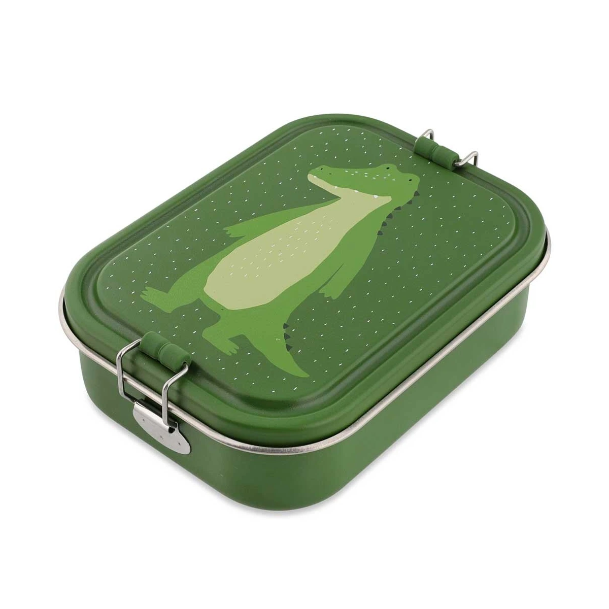 TRIXIE Duży stalowy lunch box Aligator Baby | Pan Piksel