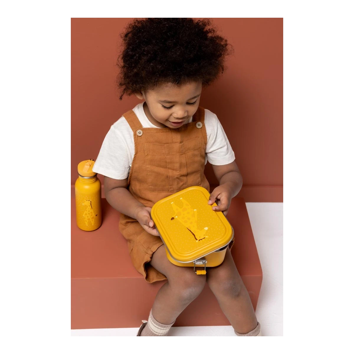 TRIXIE Duży stalowy lunch box Żyrafa Baby | Pan Piksel