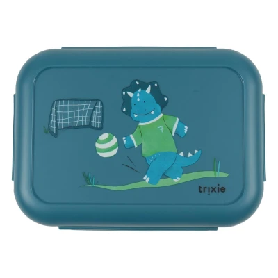 TRIXIE Pojemnik na lunch z klipsami – Sportowiec Triceratops Baby | Pan Piksel